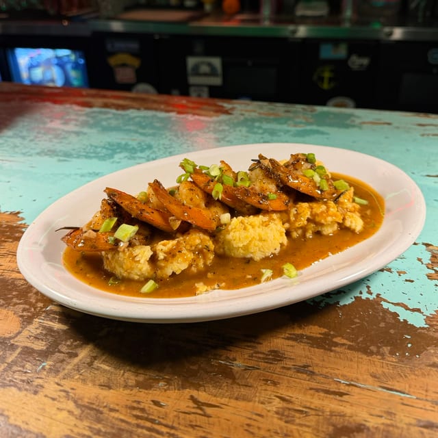 BBQ Shrimp & Grits.