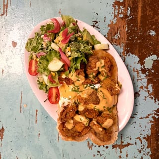 Fried Oyster Benedict