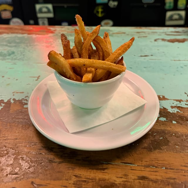 Hand Cut French Fries.