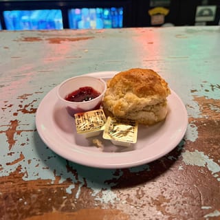 Cathead Biscuit with Jam
